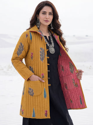Shishir Mahira Quilted Reversible Jacket