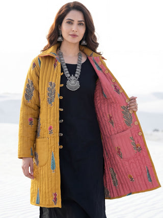Shishir Mahira Quilted Reversible Jacket