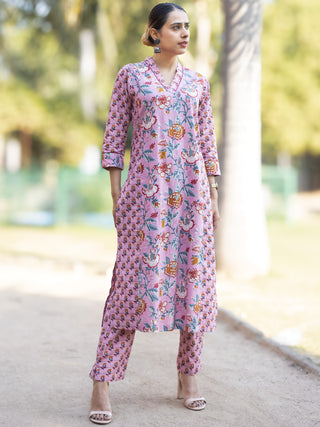 Roz Nidhi Set Of Kurta Pants Dupatta