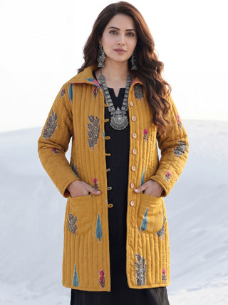 Shishir Mahira Quilted Reversible Jacket