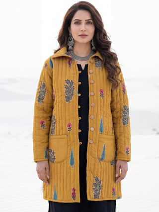 Shishir Mahira Quilted Reversible Jacket