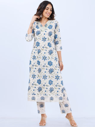 Aina Tania Set Of Kurta Pants Dupatta