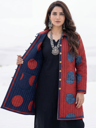 Shishir Sanya Ajrakh Quilted Reversible Jacket