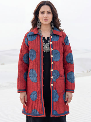 Shishir Sanya Ajrakh Quilted Reversible Jacket