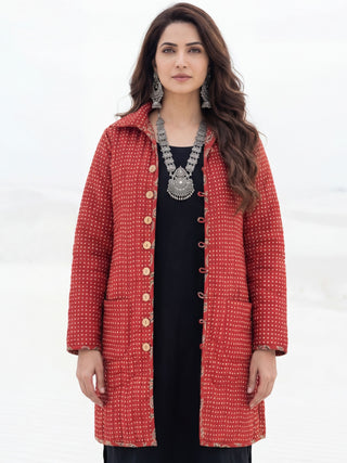 Shishir Ratna Ajrakh Quilted Reversible Jacket