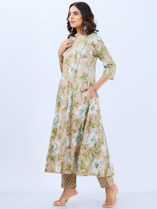 Aina Naina Set Of Kalidar Kurta Pants Dupatta