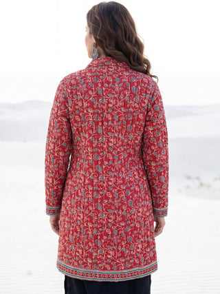 Shishir Nirosha Ajrakh Quilted Reversible Jacket