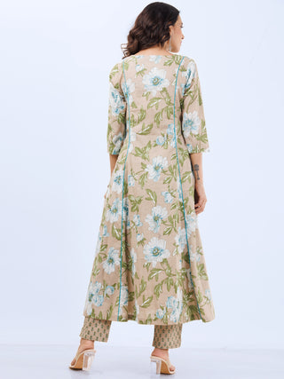 Aina Naina Set Of Kalidar Kurta Pants Dupatta