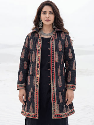 Shishir Chetna Ajrakh Quilted Reversible Jacket
