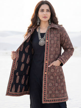 Shishir Chetna Ajrakh Quilted Reversible Jacket