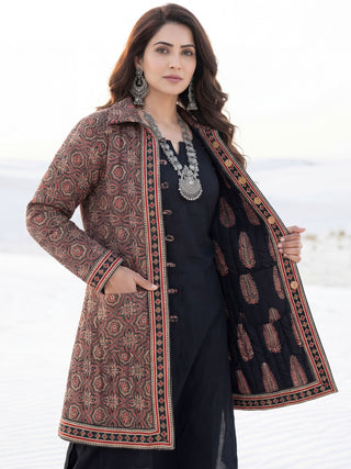 Shishir Chetna Ajrakh Quilted Reversible Jacket