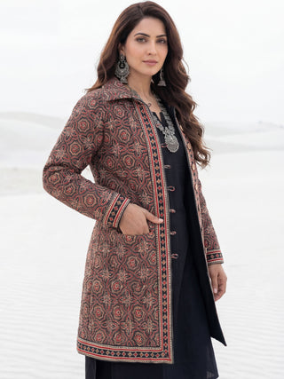 Shishir Chetna Ajrakh Quilted Reversible Jacket