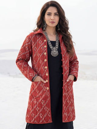 Shishir Yashi Ajrakh Quilted Reversible Jacket