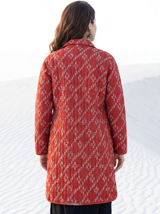 Shishir Yashi Ajrakh Quilted Reversible Jacket