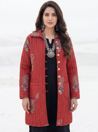 Shishir Yashi Ajrakh Quilted Reversible Jacket