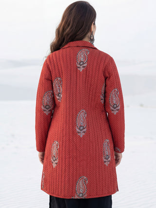 Shishir Yashi Ajrakh Quilted Reversible Jacket