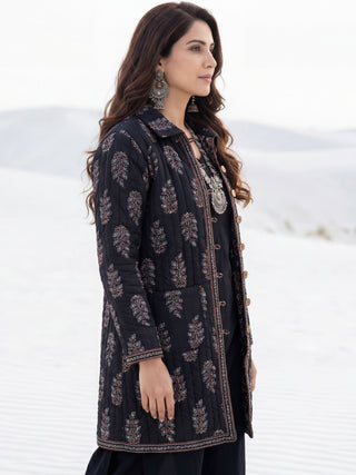Shishir Ojasvi Ajrakh Quilted Reversible Jacket