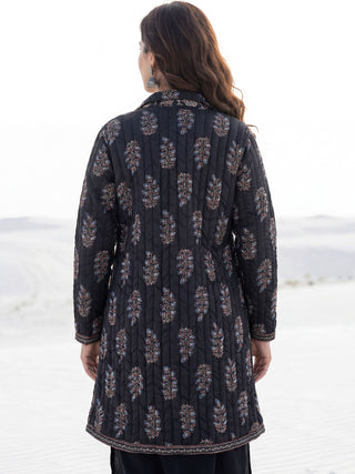 Shishir Ojasvi Ajrakh Quilted Reversible Jacket