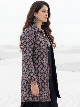 Shishir Ojasvi Ajrakh Quilted Reversible Jacket