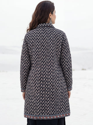 Shishir Ishita Ajrakh Quilted Reversible Jacket