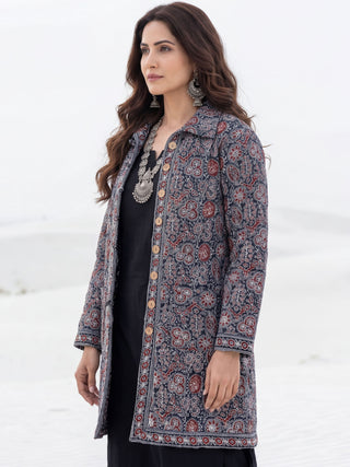 Shishir Ishita Ajrakh Quilted Reversible Jacket