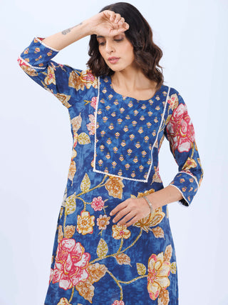 Aina Tanu Set Of Kurta Pants Dupatta