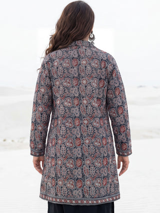 Shishir Ishita Ajrakh Quilted Reversible Jacket
