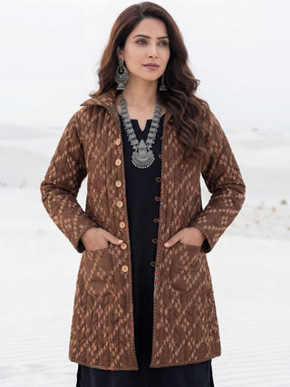 Shishir Ruhi Ajrakh Quilted Reversible Jacket