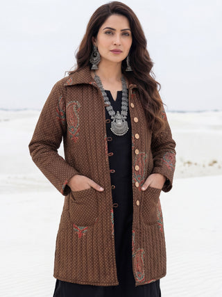 Shishir Ruhi Ajrakh Quilted Reversible Jacket