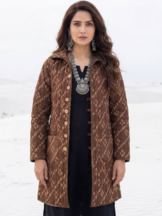 Shishir Ruhi Ajrakh Quilted Reversible Jacket