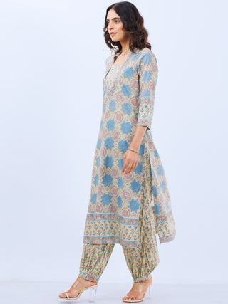 Aina Ritu Set Of Kurta Pants Kota Dupatta