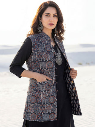Shishir Shreya Quilted Reversible Sleeveless Jacket