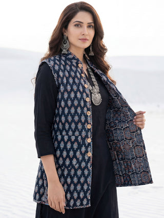 Shishir Shreya Quilted Reversible Sleeveless Jacket
