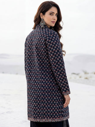 Shishir Mansi Ajrakh Quilted Reversible Jacket