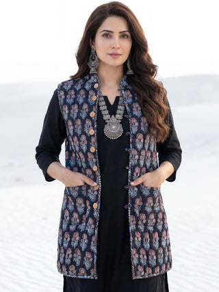 Shishir Padma Quilted Reversible Sleeveless Jacket