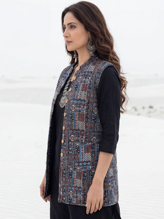 Shishir Padma Quilted Reversible Sleeveless Jacket
