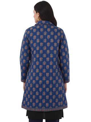 Shishir Diya Ajrakh Quilted Reversible Jacket