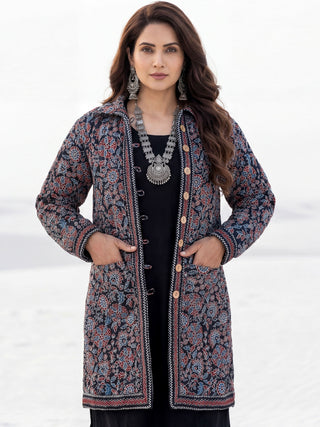 Shishir Utsavi Ajrakh Quilted Reversible Jacket