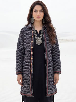 Shishir Utsavi Ajrakh Quilted Reversible Jacket