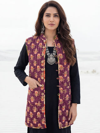 Shishir Rutba Quilted Reversible Sleeveless Jacket