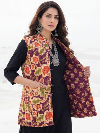 Shishir Rutba Quilted Reversible Sleeveless Jacket