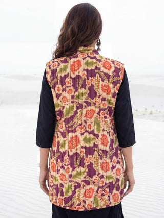 Shishir Rutba Quilted Reversible Sleeveless Jacket
