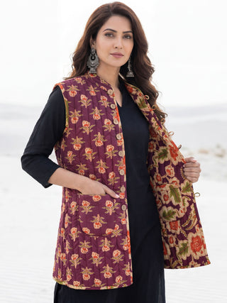 Shishir Rutba Quilted Reversible Sleeveless Jacket