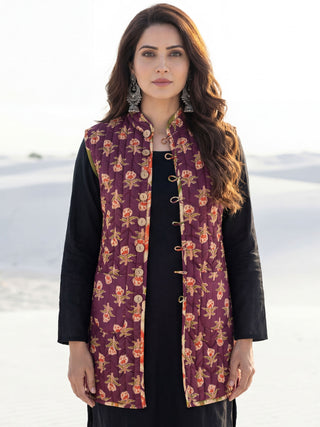 Shishir Rutba Quilted Reversible Sleeveless Jacket