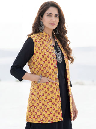 Shishir Ashma Quilted Reversible Sleeveless Jacket