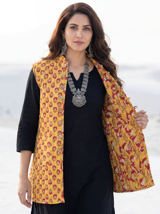 Shishir Ashma Quilted Reversible Sleeveless Jacket