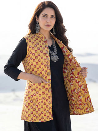 Shishir Ashma Quilted Reversible Sleeveless Jacket