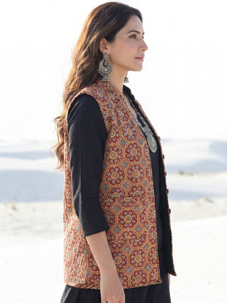 Shishir Naina Quilted Reversible Sleeveless Jacket