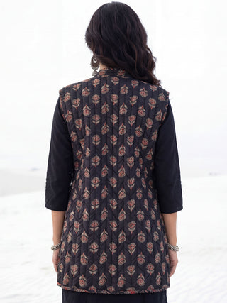 Shishir Minal Ajrakh Quilted Reversible Sleeveless Jacket