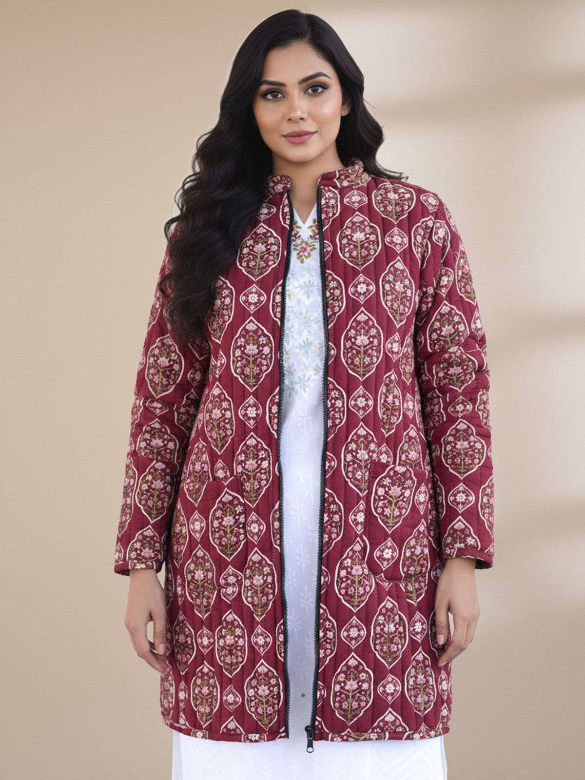 Shishir Nikhat Quilted Reversible Jacket